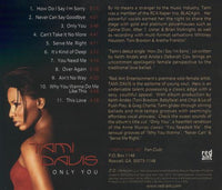 Tami Davis: Only You Promo w/ Back Artwork