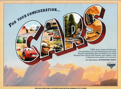 Cars 2007 Wall Calendar FYC