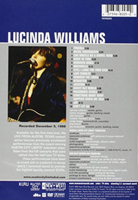 Lucinda Williams: Live From Austin TX