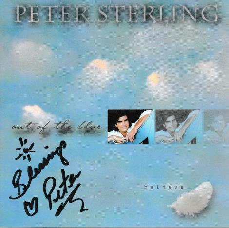 Peter Sterling: Out Of The Blue Signed