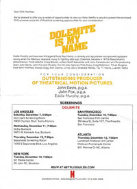 Dolemite Is My Name FYC w/ Letter