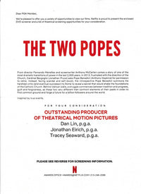 The Two Popes FYC w/ Letter