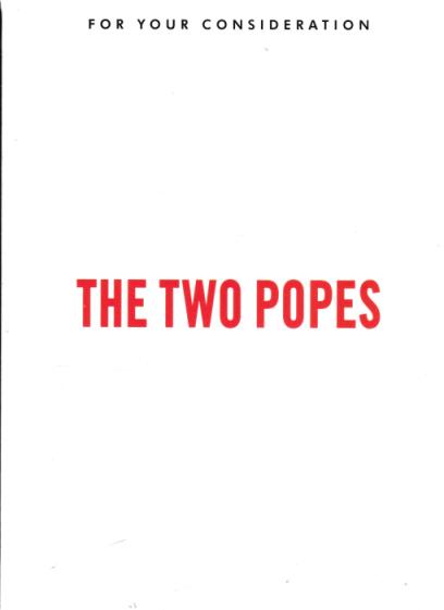 The Two Popes FYC w/ Letter