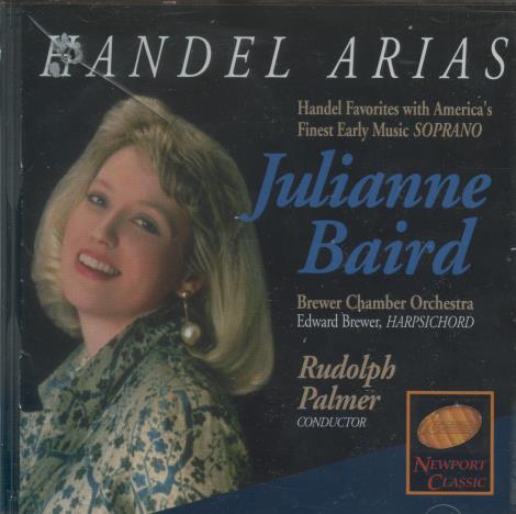 Julianne Baird: Handel Arias w/ Cracked Case & Punch Hole