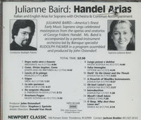 Julianne Baird: Handel Arias w/ Cracked Case & Punch Hole