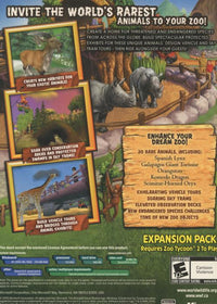 Zoo Tycoon: Endangered Species 2 w/ Manual