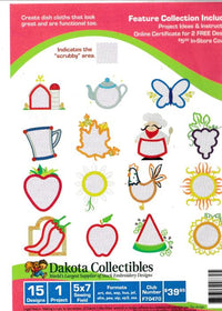 Dakota Collectibles Embroidery Club Feature Collection: Dishcloth Scrubbies