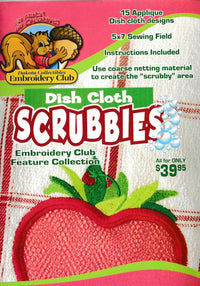 Dakota Collectibles Embroidery Club Feature Collection: Dishcloth Scrubbies