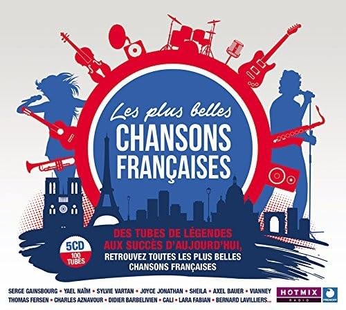 Les Plus Belles: Chansons Francaises 5-Disc Set