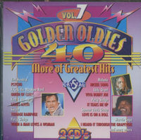 40 Golden Oldies: More Of Greatest Hits Vol. 7 2-Disc Set w/ Cracked Case