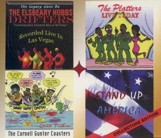 Cornell Gunter Coasters / The Platters / The Elsbeary Hobbs Drifters / Stand Up America Signed Collectors