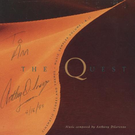 Anthony DiLorenzo: The Quest: Cinematic Scores And Themes Vol. 1 & 2 Signed 2-Disc Set