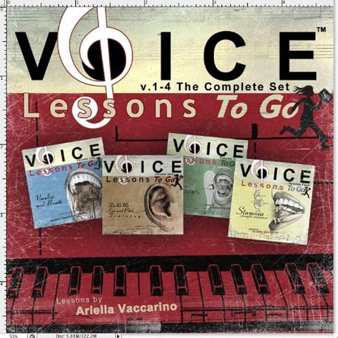 Voice Lessons To Go Vol. 1, 2 & 4 3-Disc Set