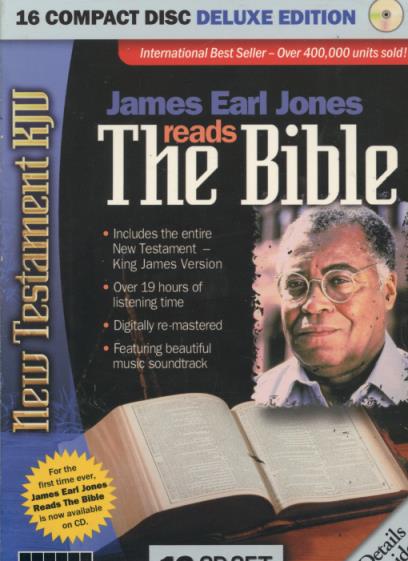 James Earl Jones Reads The Bible: New Testament KJV Deluxe 16-Disc Set