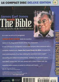 James Earl Jones Reads The Bible: New Testament KJV Deluxe 16-Disc Set