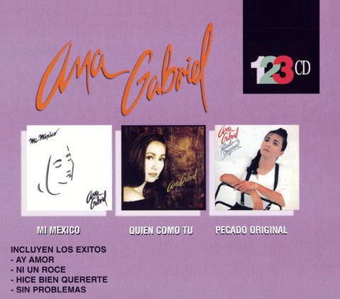 Ana Gabriel: Mi Mexico / Quien Como Tu / Pecado Original 3-Disc Set