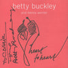 Betty Buckley And Kenny Werner: Heart To Heart Signed w/ Ticket Stub