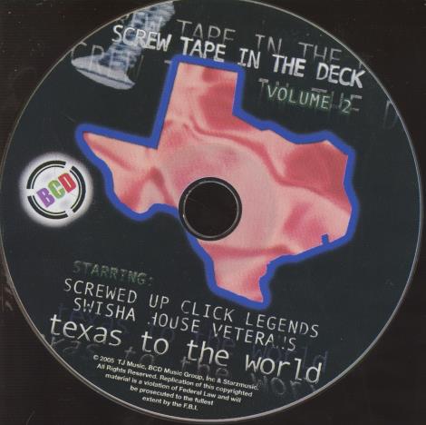 Screw Tape In The Deck: Texas To The World Volume 2 w/ No Artwork