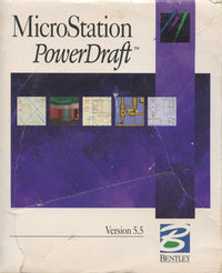 MicroStation PowerDraft 5.5 w/ Manuals & Damanged Box