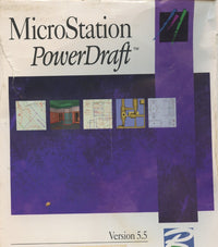 MicroStation PowerDraft 5.5 w/ Manuals & Damanged Box