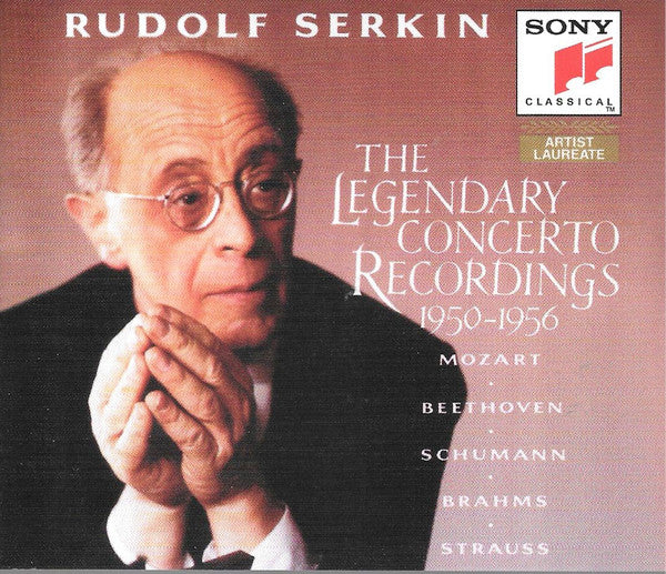 Rudolf Serkin: The Legendary Concerto Recordings 1950-1956 3-Disc Set w/ Cracked Case