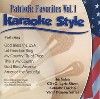 Patriotic Favorites: Karaoke Style Vol. 1 CD+G