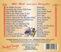 Pocket Songs: Sing The Hits Of Walt's World: Music From Walt Disney Films