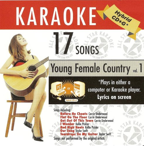 All Star Karaoke: Young Female Country Vol. 1 CD+G