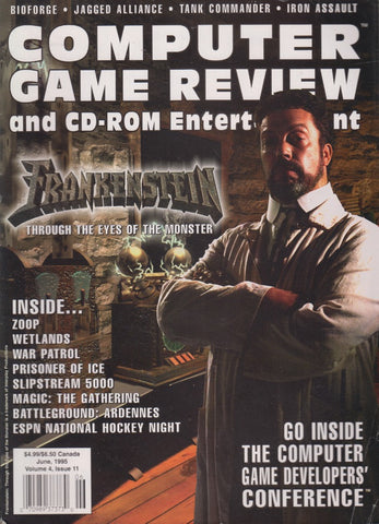 Computer Game Review And CD-ROM Entertainment Magazine: June 1995: Frankenstein Vol. 4 Issue 11