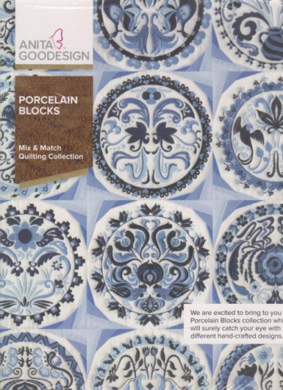 Anita Goodesign Mix & Match Quilting Collection: Porcelain Blocks