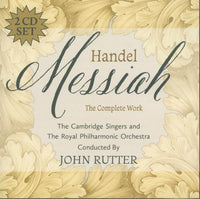 John Rutter And The Cambridge Singers: Handel: Messiah: The Complete Work 2-Disc Set