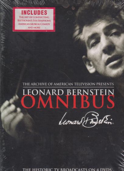 Leonard Bernstein: Omnibus 4-Disc Set w/ Booklet