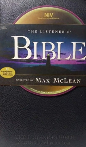 The Listener's Audio Bible Narrated By Max McLean: Old & New Testament NIV 66-Disc Set w/ Zippered Case