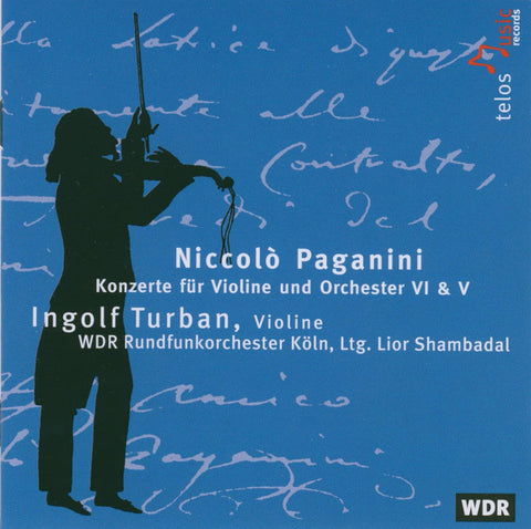 Niccolo Paganini: Konzerte Fur Violine Und Orchester VI & V 2-Disc Set