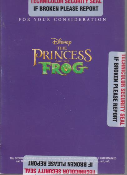 The Princess And The Frog FYC