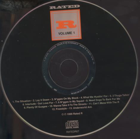 Rated R: Volume 1 w/ No Artwork