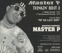 Master P: Thinkin' Bout U Promo w/ Back Artwork