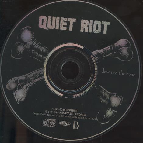 Quiet Riot: Down To The Bone w/ No Artwork