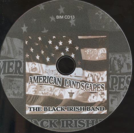 The Black Irish Band: American Landscapes w/ Back Artwork