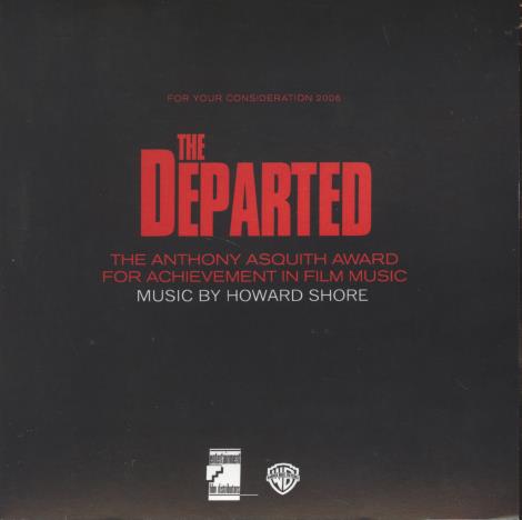 The Departed: Music By Howard Shore FYC 14-Track