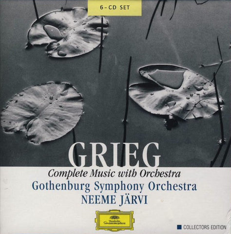 Grieg: Complete Music With Orchestra Collector's 6-Disc Set w/ Damaged Box