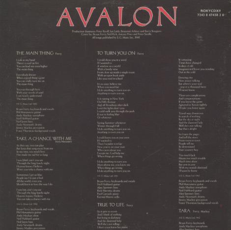 Roxy Music: Avalon