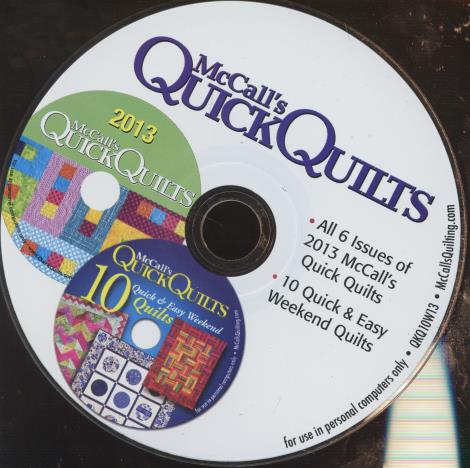 McCall's QuickQuilts 2013