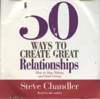 50 Ways To Create Great Relationships: How To Stop Taking & Start Giving 2-Disc Set w/ Water Damaged Artwork