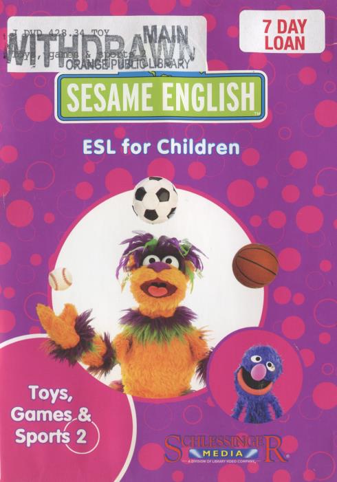 Sesame English: ESL For Children: Toys, Games & Sports 2