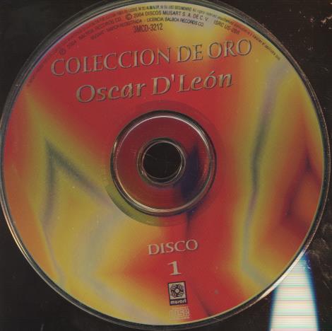 Oscar D'Leon: Coleccion De Oro 3-Disc Set w/ No Artwork