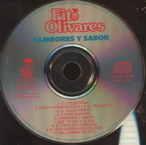 Fito Olivares: Tambores Y Sabor w/ No Artwork