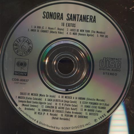 Sonora Santanera: 16 Exitos w/ No Artwork