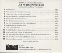 Ed Miller With Rich Brotherton: Live At The Cactus Cafe
