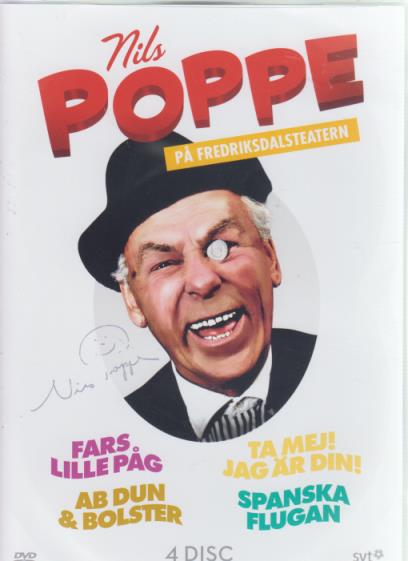 Nils Poppe Pa Frediksdalsteatern PAL 4-Disc Set